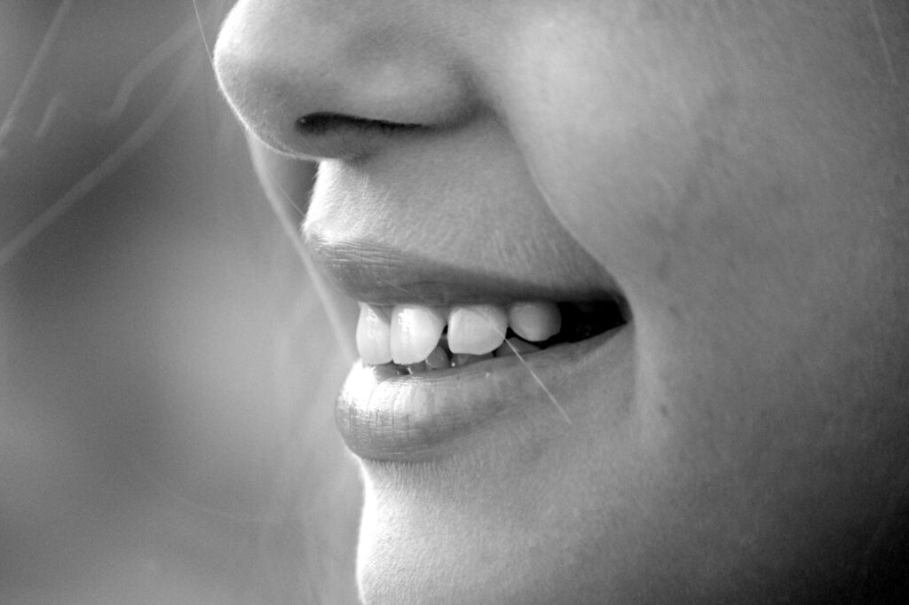 close-up of smiling child