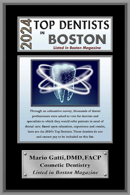 Boston Magazine Top Dentists award 2024